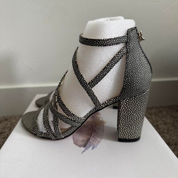 NIB Jessica Simpson Women's Stassey Strappy Block Heel Dress Sandals Size 5.5 - Picture 5 of 5